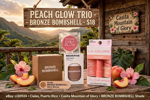 Assorted makeup lot peach - makeup, glow