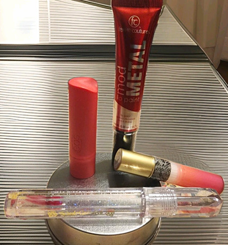 Assorted makeup lot - eos, lip